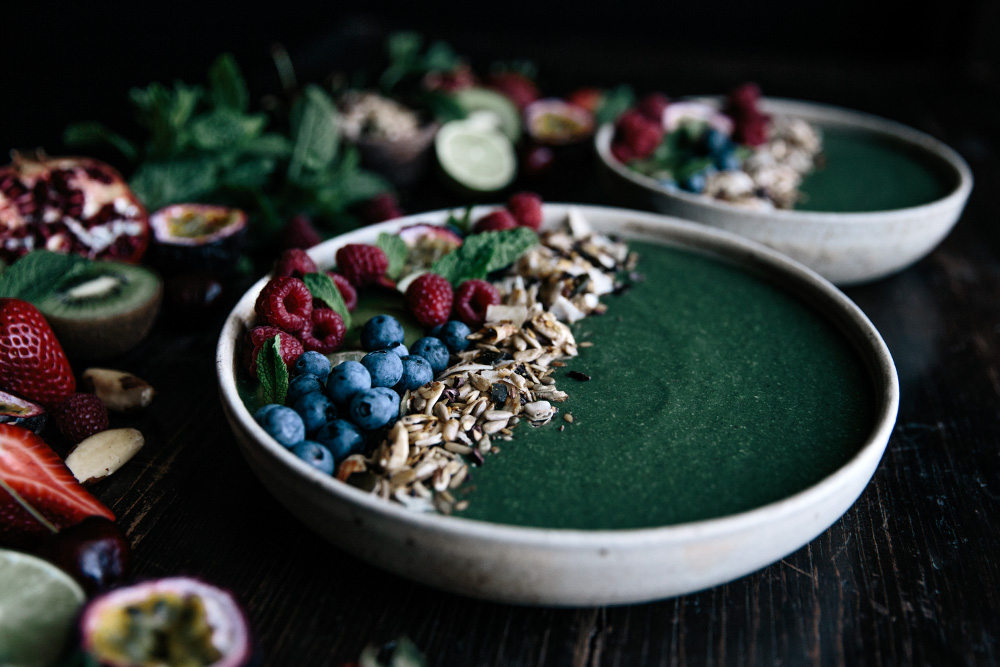 Super Green Smoothie Bowl  |  Gather & Feast