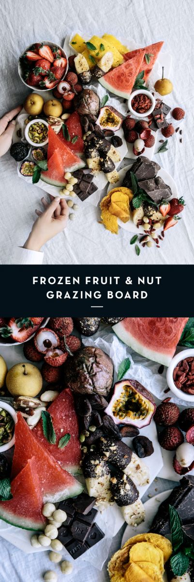 Frozen Fruit & Nut Grazing Board  |  Gather & Feast