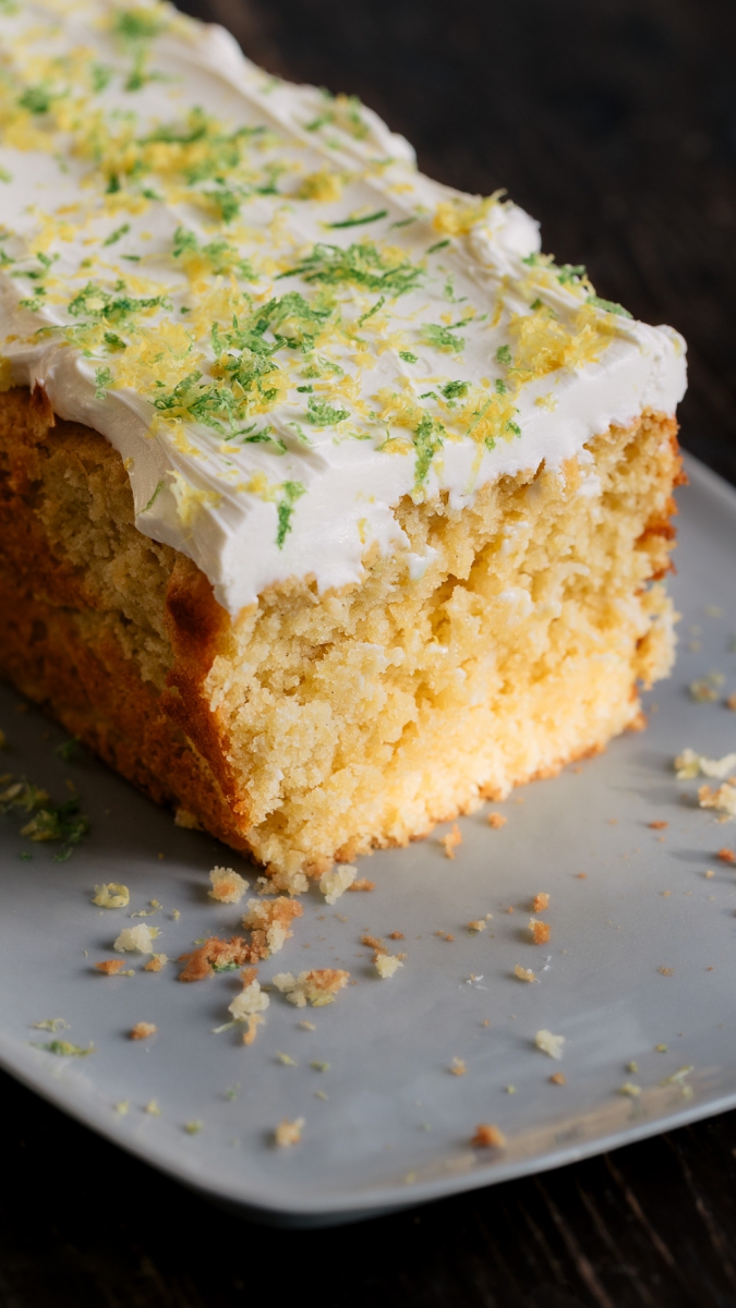 Citrus, Coconut Olive Oil Loaf with Mascarpone  |  Gather & Feast