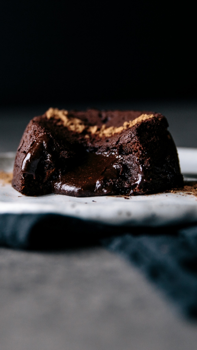 Spelt Chocolate Fondant Cakes | Gather & Feast