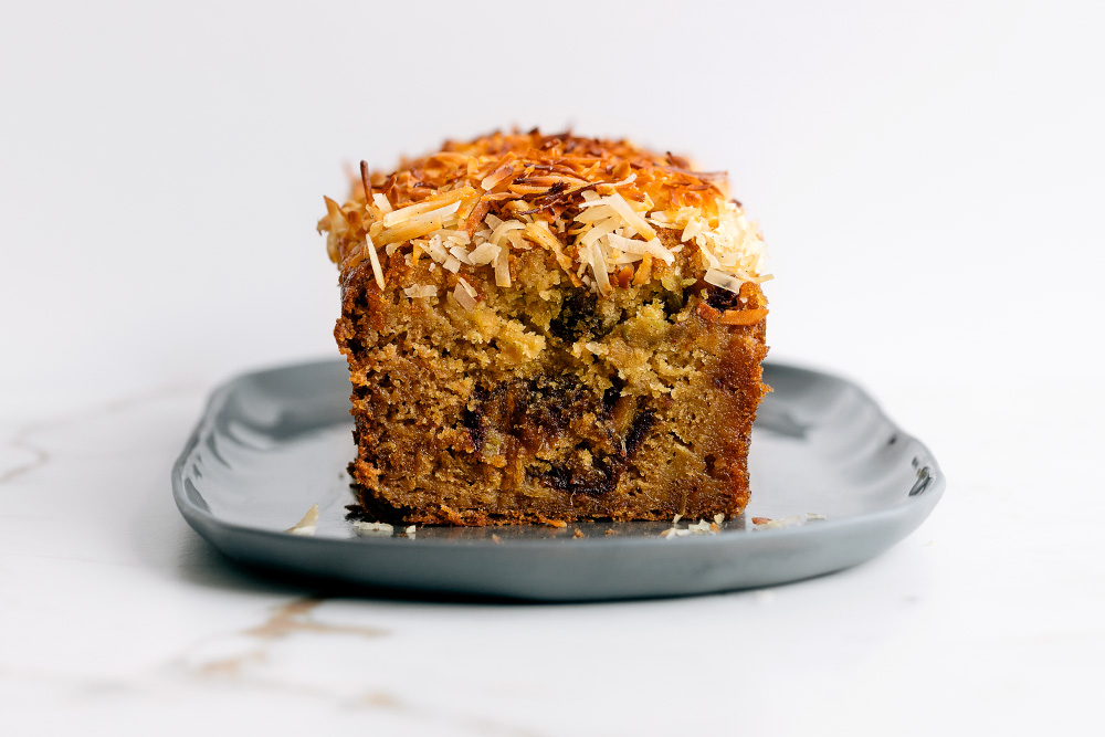 Apple, Date & Caramelised Coconut Lumberjack Cake  |  Gather & Feast