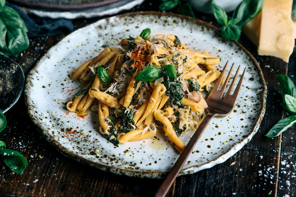 Chickpea Casarecce with Tuna, Lemon & Fresh Herbs  |  Gather & Feast