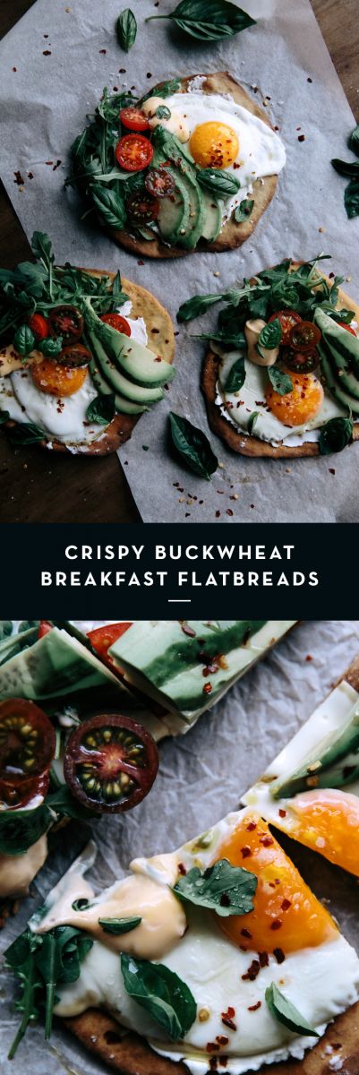 Crispy Buckwheat Breakfast Flatbreads  |  Gather & Feast