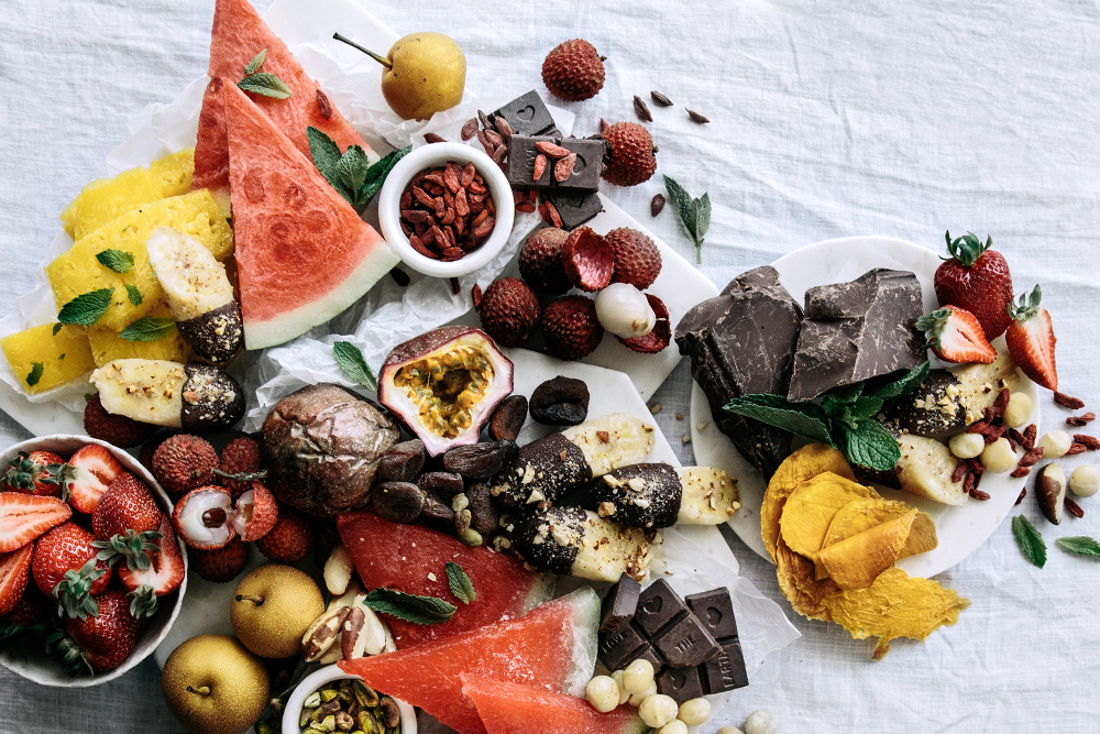 Frozen Fruit & Nut Grazing Board  |  Gather & Feast