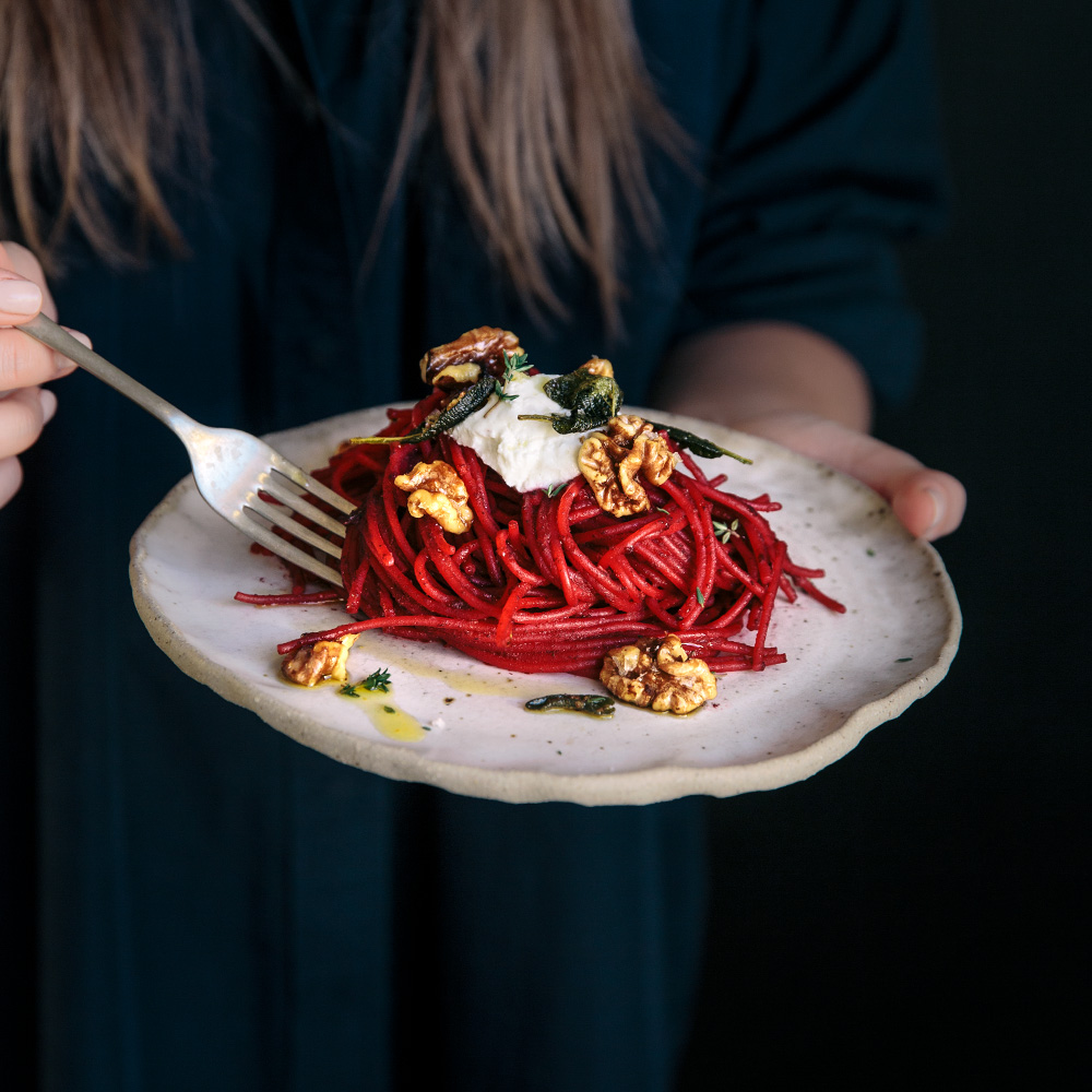 Beetroot Spaghetti  |  Gather & Feast