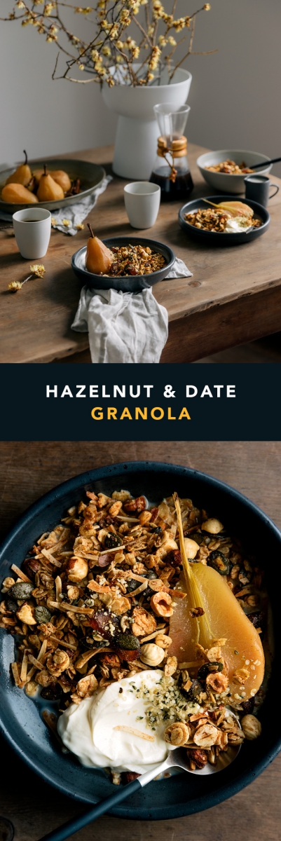 Hazelnut & Date Granola  |  Gather & Feast