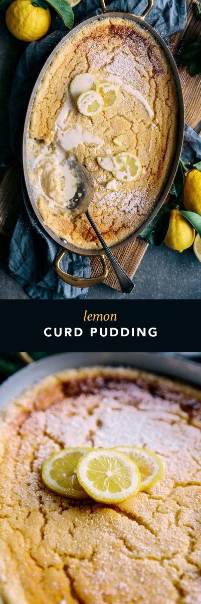 Lemon Curd Pudding  |  Gather & Feast