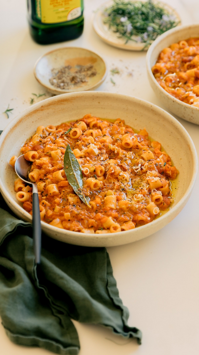 Lush & Creamy Pasta e Fagioli with Fennel  |  Gather & Feast