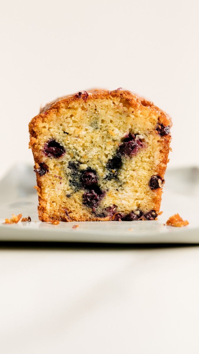 Orange & Blueberry Cake with Warm Orange Glaze  |  Gather & Feast