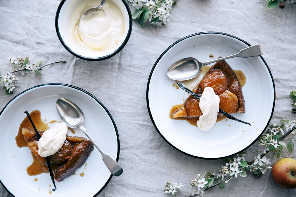 Spelt & Maple Apple Tarte Tatin  |  Gather & Feast