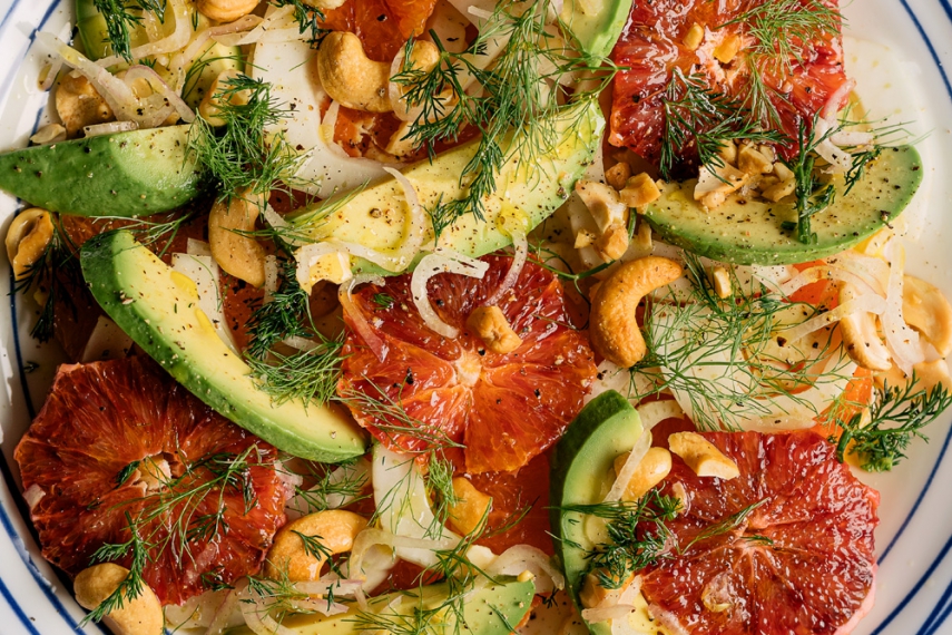 Fennel%2C+Blood+Orange+%26+Avocado+Salad+with+Roasted+Cashews++%7C++Gather+%26+Feast