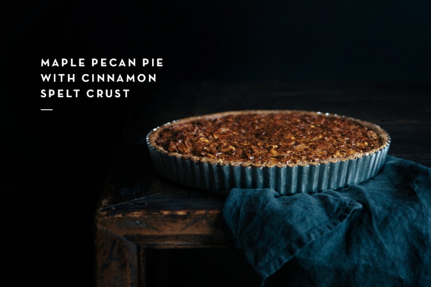 Maple+Pecan+Pie+with+Cinnamon+Spelt+Crust++%7C++Gather+%26+Feast