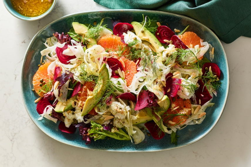 Orange%2C+Avocado+%26+Fresh+Beetroot+Salad+%7C+Gather+%26+Feast