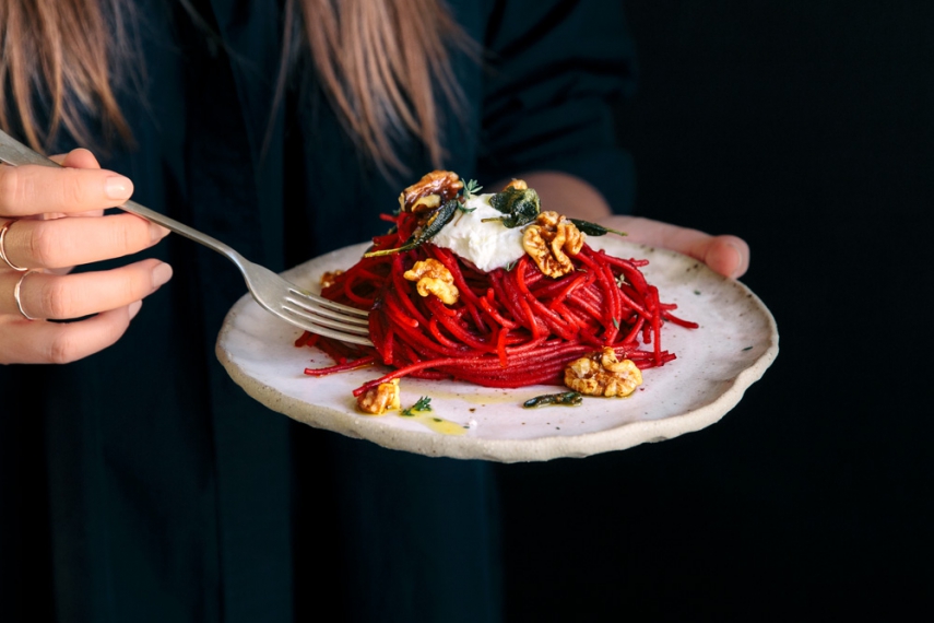 Roasted+Beetroot+%26+Thyme+Spaghetti+with+Olive+Oil+Toasted+Walnuts+%26+Sage++%7C++Gather+%26+Feast