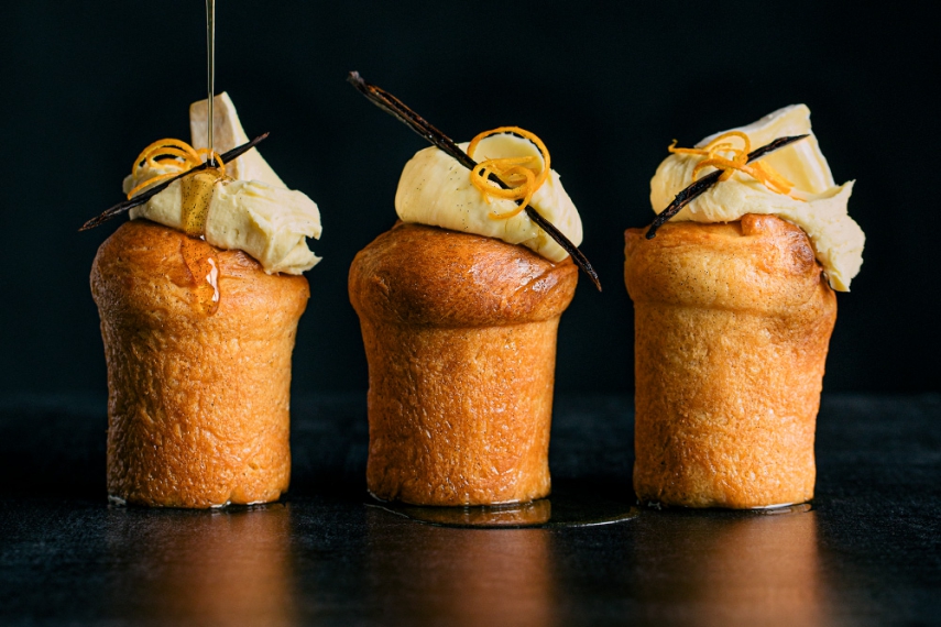 Rum+Baba+with+d%E2%80%99Affinois%2C+Orange+%26+Vanilla++%7C++Gather+%26+Feast