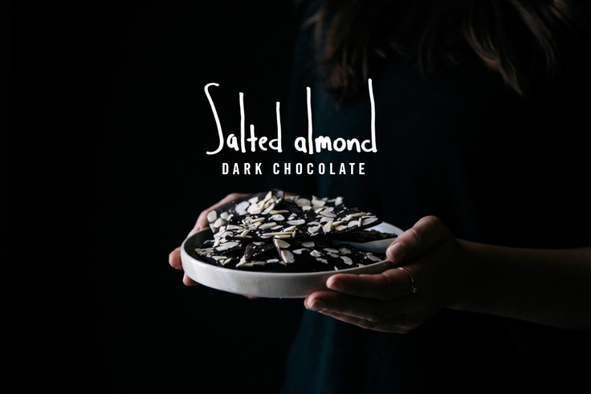 Salted+Almond+Dark+Chocolate++%7C++Gather+%26+Feast