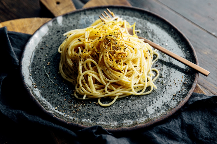 Creamy+Zesty+Lemon+Spaghetti++%7C++Gather+%26+Feast