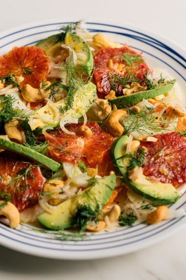 Fennel%2C+Blood+Orange+%26+Avocado+Salad+with+Roasted+Cashews++%7C++Gather+%26+Feast