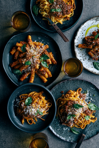 Classic Rich Bolognese + Vegetarian & Vegan Options | Gather & Feast ...