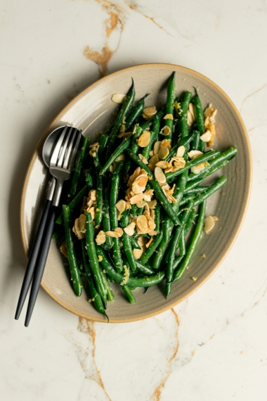 Green+Beans+with+Almonds%2C+Lemon+%26+Parmesan++%7C++Gather+%26+Feast