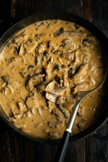 Mushroom+and+Beef+Stroganoff+%7C+Gather+%26+Feast
