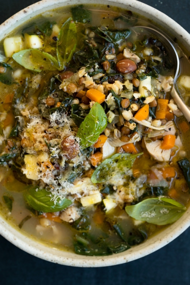 Chicken%2C+Vegetable+%26+Barley+Soup+with+Fresh+Basil+%26+Lemon++%7C++Gather+%26+Feast