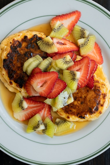 Cottage+Cheese+%26+Maple+Syrup+Pancakes+%7C+Gather+%26+Feast
