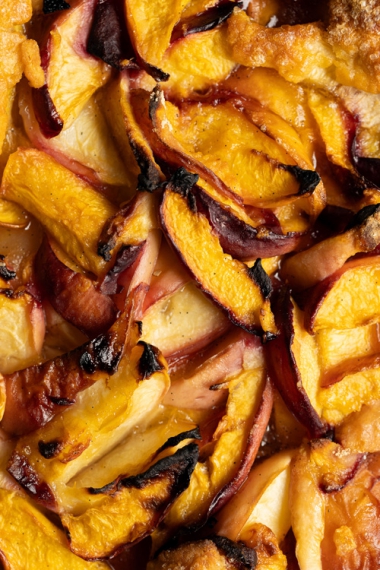 Maple+%26+Stone+Fruit+Galette+with+Maple+Candied+Pistachios+%7C+Gather+%26+Feast