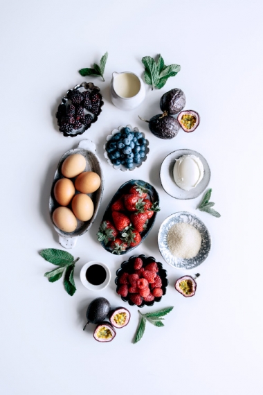 Meringues+with+Vanilla+Mascarpone+Cream%2C+Passionfruit+Curd%2C+Berries+%26+Fresh+Mint++%7C++Gather+%26+Feast