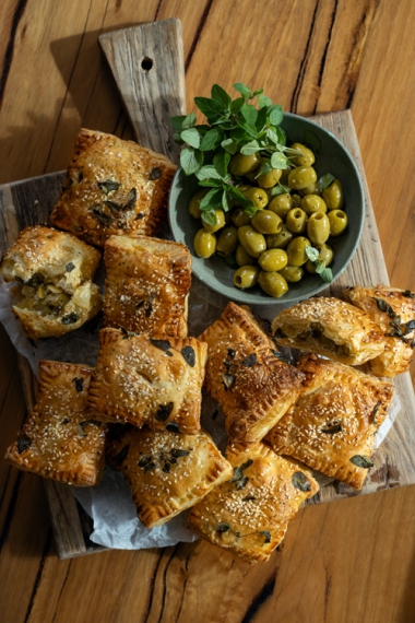 Olive%2C+Lemon%2C+and+Feta+Hand+Pies+%7C+Gather+%26+Feast