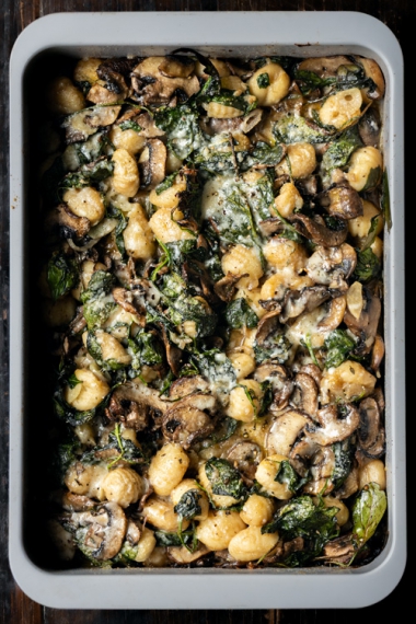 Roast+Mushroom+Gnocchi+Tray+Bake+%7C+Gather+%26+Feast