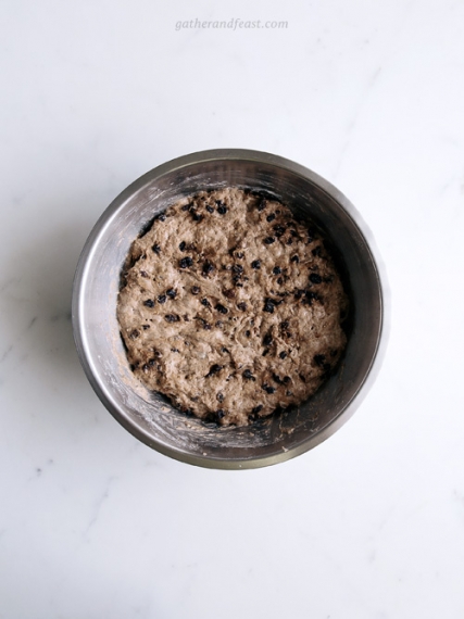 Spelt+Hot+Cross+Buns+%28No+Knead+Method%29++%7C++Gather+%26+Feast