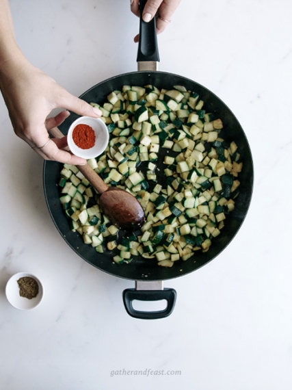 Zucchini+%26+Tomato+Salsa+with+Tortilla+Chips++%7C++Gather+%26+Feast