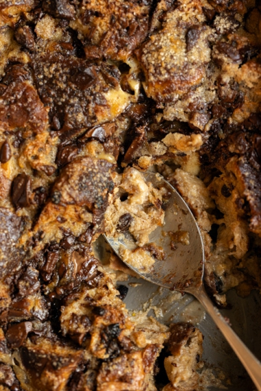 Brandy+%26+Cardamom-Spiked+Hot+Cross+Bun+Milk+Chocolate+Pudding+%7C+Gather+%26+Feast