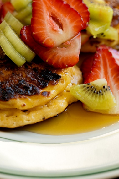 Cottage+Cheese+%26+Maple+Syrup+Pancakes+%7C+Gather+%26+Feast