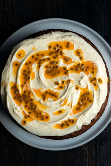 Lemon+%26+Passionfruit+Yoghurt+Cake+%7C+Gather+%26+Feast