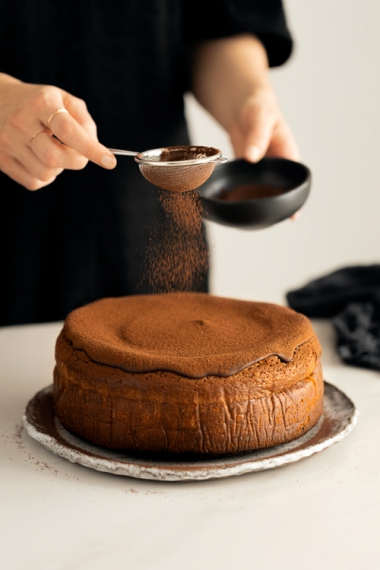 Triple+Chocolate+Baked+Cheesecake++%7C++Gather+%26+Feast