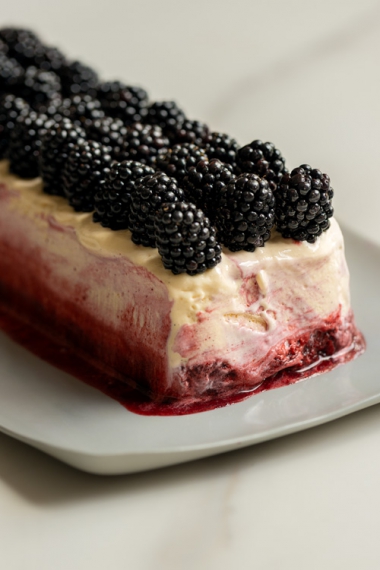 Blackberry+%26+Vanilla+Cream+Semifreddo+%7C+Gather+%26+Feast