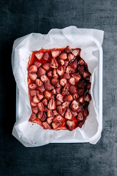 Chocolate+Semifreddo+with+Chili%2C+Strawberry%2C+Olive+Oil+%26+Rose++%7C++Gather+%26+Feast