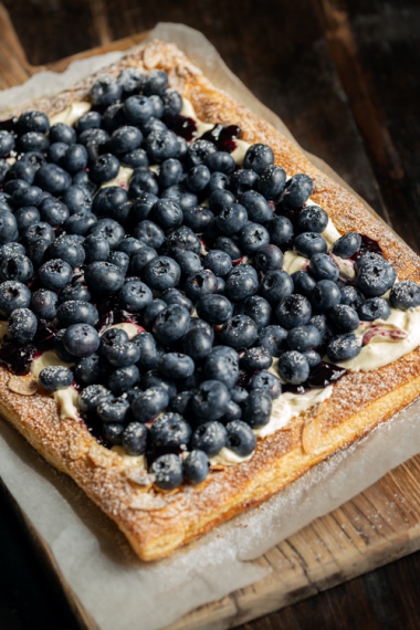 Easy+Fresh+Blueberry+Tart+%7C+Gather+%26+Feast