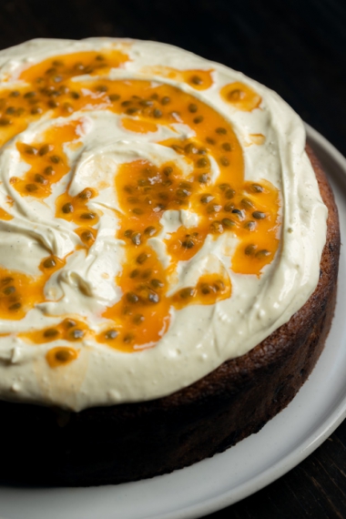 Lemon+%26+Passionfruit+Yoghurt+Cake+%7C+Gather+%26+Feast