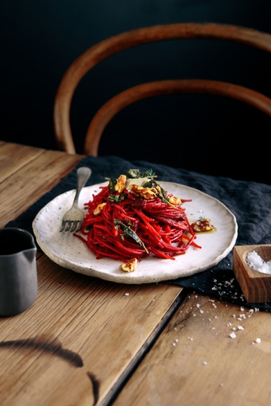 Roasted+Beetroot+%26+Thyme+Spaghetti+with+Olive+Oil+Toasted+Walnuts+%26+Sage++%7C++Gather+%26+Feast