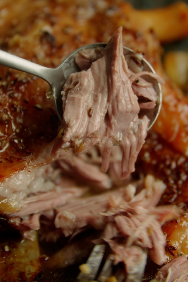 Fennel+Seed+%26+White+Wine+Slow-Cooked+Lamb+Shoulder+with+Garlic+Honey+%7C+Gather+%26+Feast