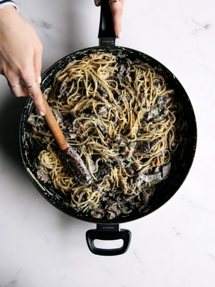 Mushroom%2C+Walnut+%26+Lemon+Spaghetti++%7C++Gather+%26+Feast