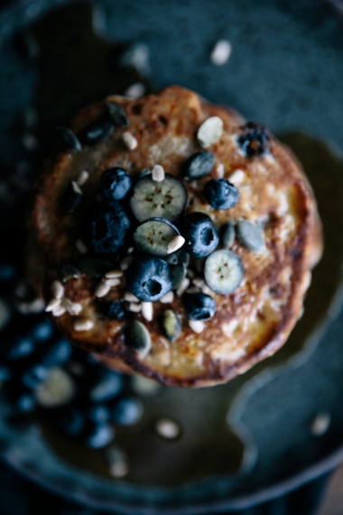 Buckwheat+Blueberry+%26+Ricotta+Hotcakes+with+Maple+%26+Seeds++%7C++Gather+%26+Feast
