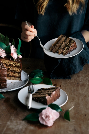 Banana+%26+Maple+Layer+Cake+with+Avocado+Chocolate+Frosting++%7C++Gather+%26+Feast