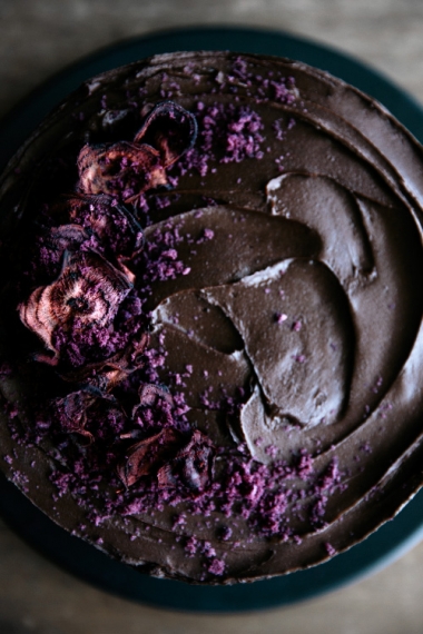 Chocolate+%26+Beetroot+Layer+Cake+with+Cacao+Fudge+Frosting++%7C++Gather+%26+Feast