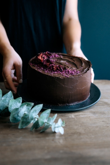 Chocolate+%26+Beetroot+Layer+Cake+with+Cacao+Fudge+Frosting++%7C++Gather+%26+Feast