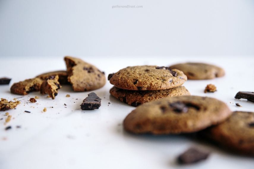 Chewy+Chocolate+%26+Hazelnut+Cookies++%7C++Gather+%26+Feast