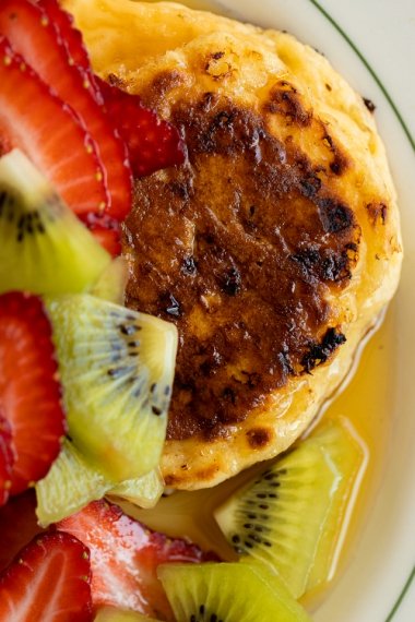 Cottage+Cheese+%26+Maple+Syrup+Pancakes+%7C+Gather+%26+Feast